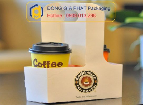 hộp giấy đẹp đựng Cafe