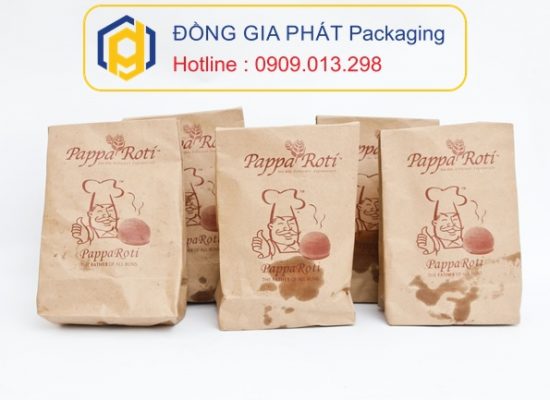 in túi giấy thực phẩm