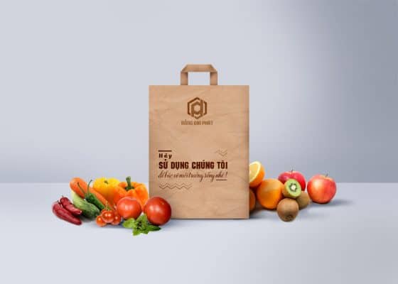 túi giấy tái chế